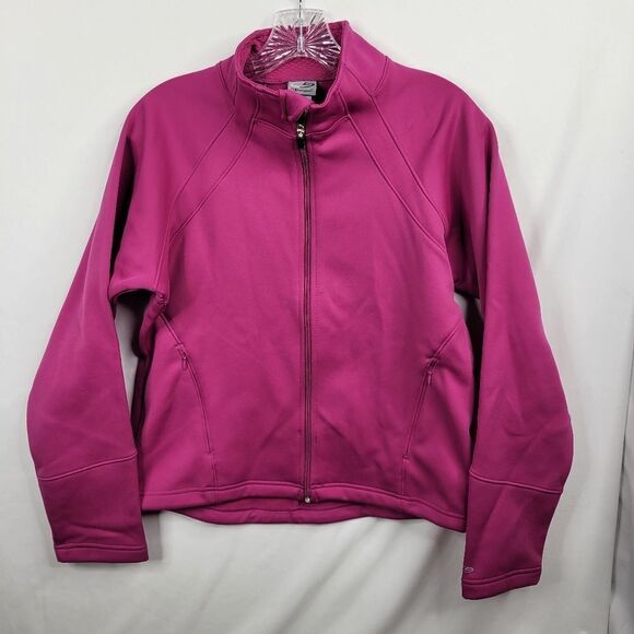 M CHAMPION full zip fuschia pink ACTIVE COAT ATHLEISURE JACKET mediu - Picture 5 of 15